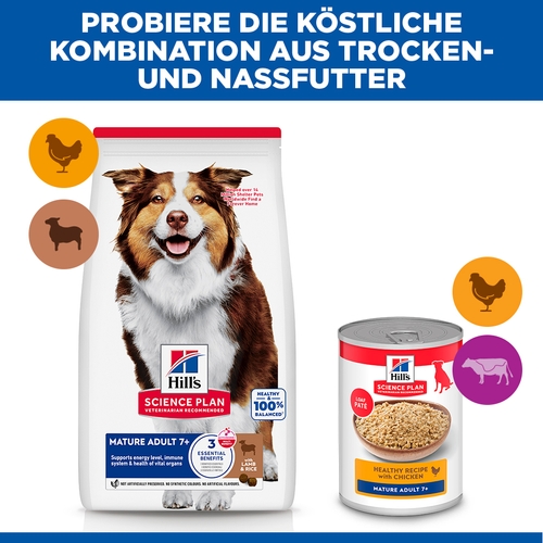 Hill's Science Plan - Medium - Mature Adult 7+ - Lamm & Reis