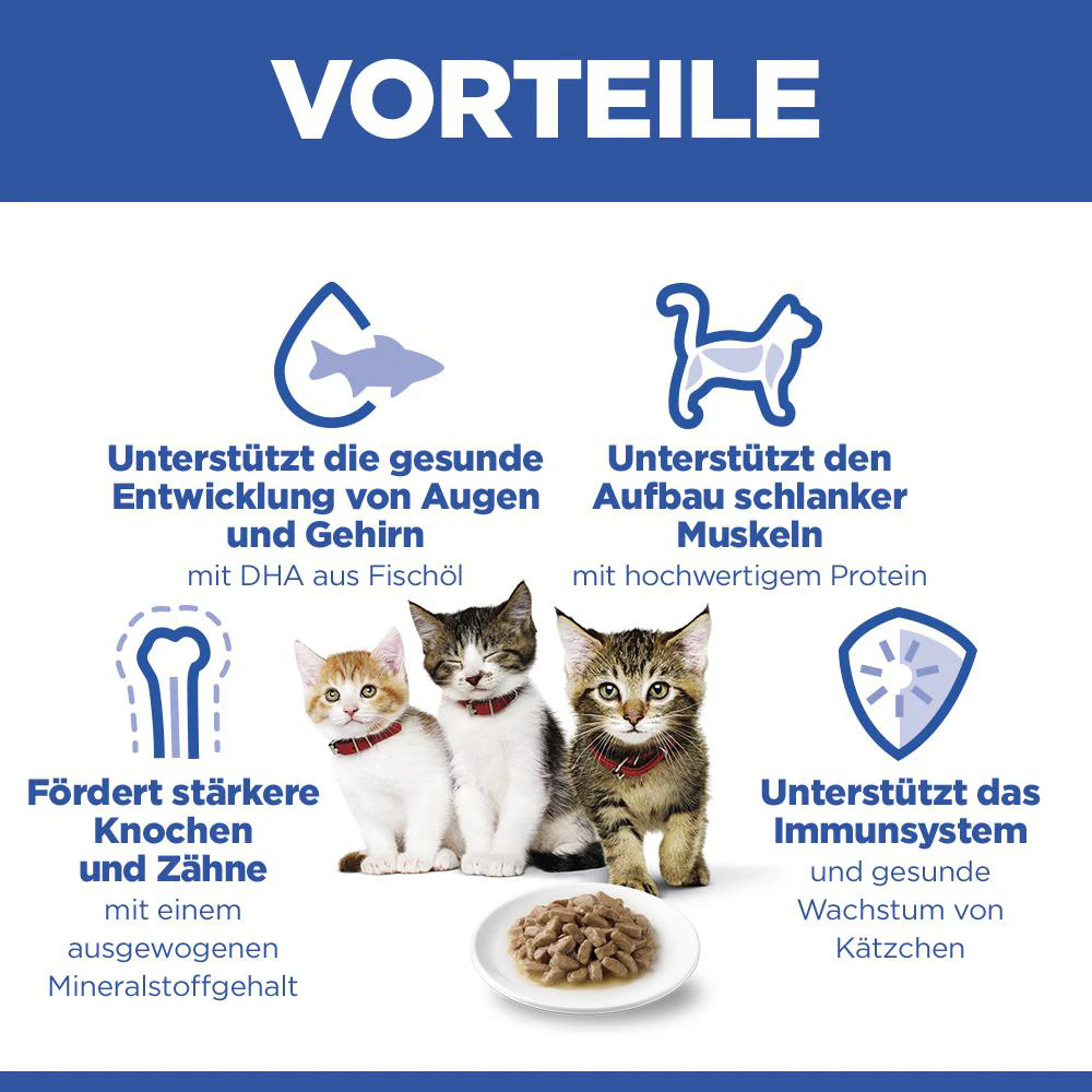 Hill's Science Plan - Kätzchen - Meeresfrüchte - Mahlzeit Beutel