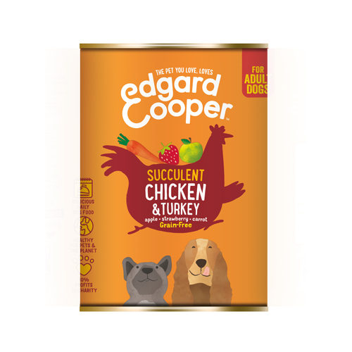 Edgard & Cooper Adult - Chicken & Turkey - 6 x 400g tins