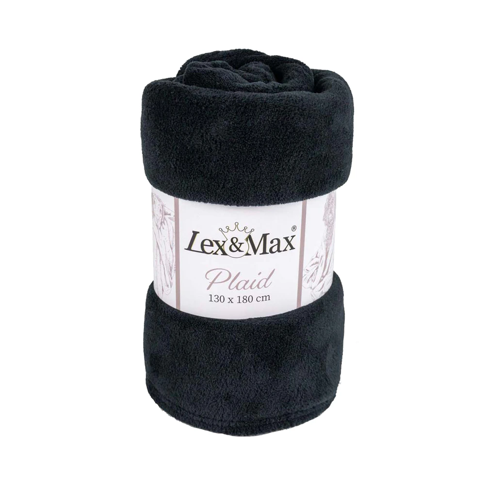 Lex & Max Fleece Plaids - Nero