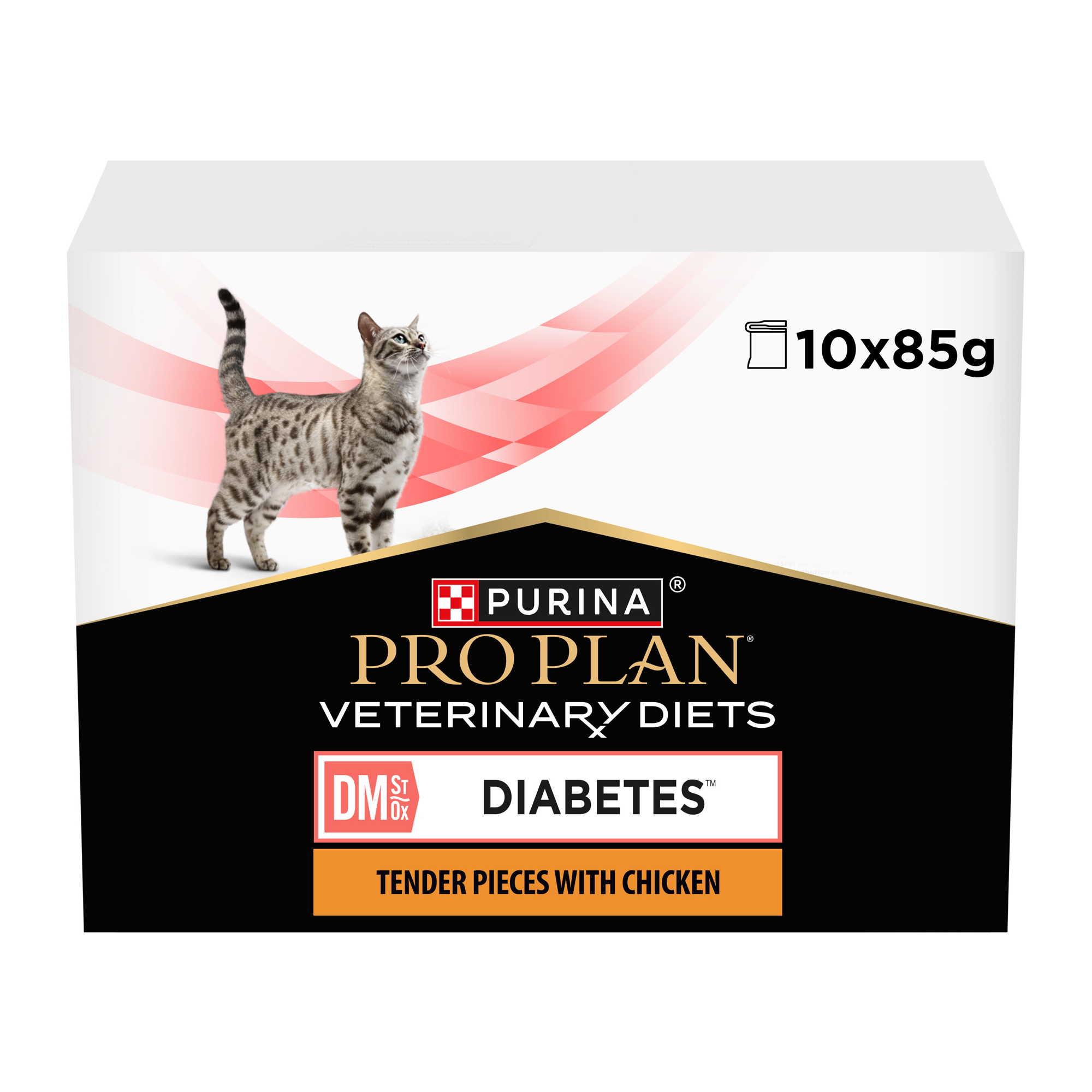 Purina Pro Plan Veterinary Diets DM Diabetes Management - Katze - Frischebeutel Huhn