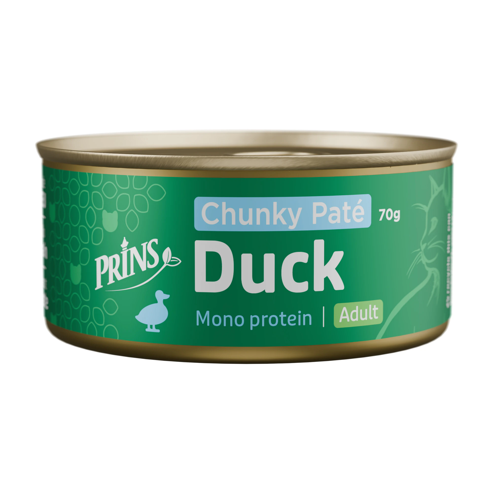 Prins Chunky Pâté - Cat Food - Duck - 48 x 70g