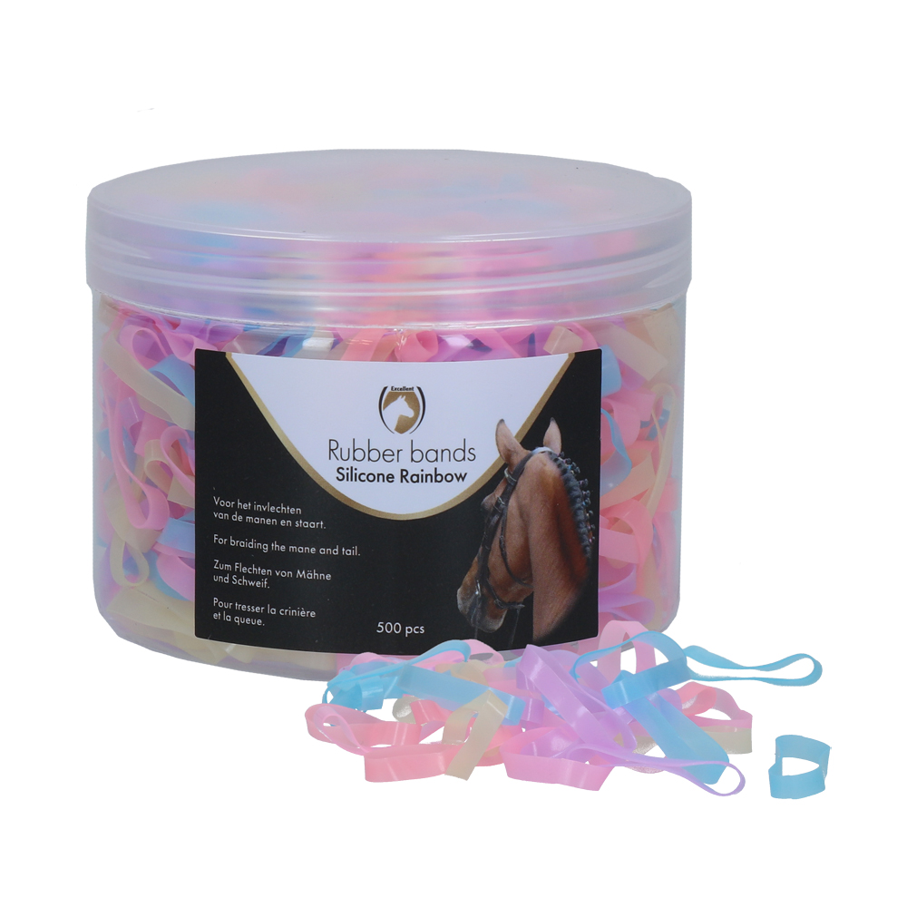 Excellent Rubber Bands Silicone - Regenbogen