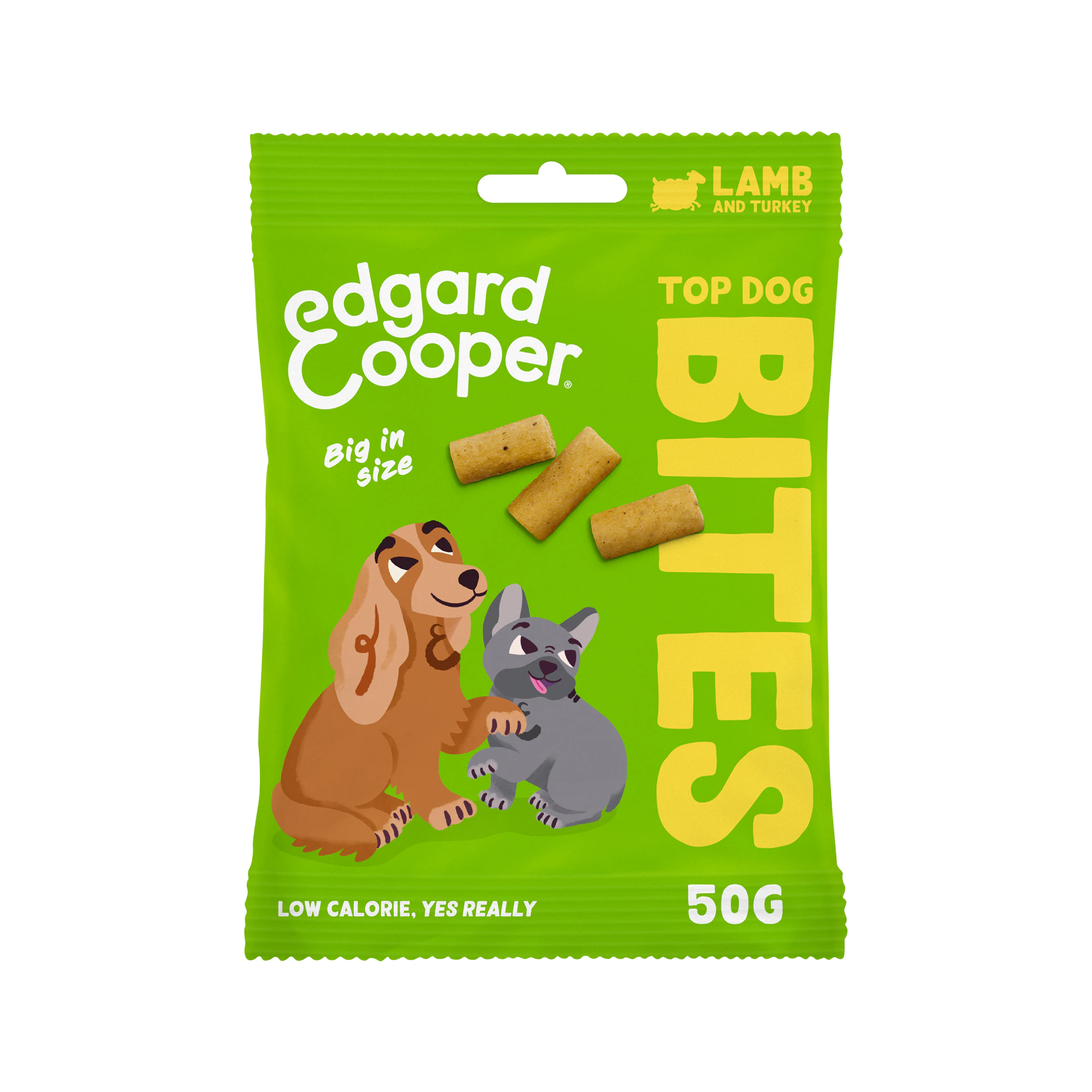 Edgard & Cooper Bites - Lam & Kalkoen - Large - 50 g