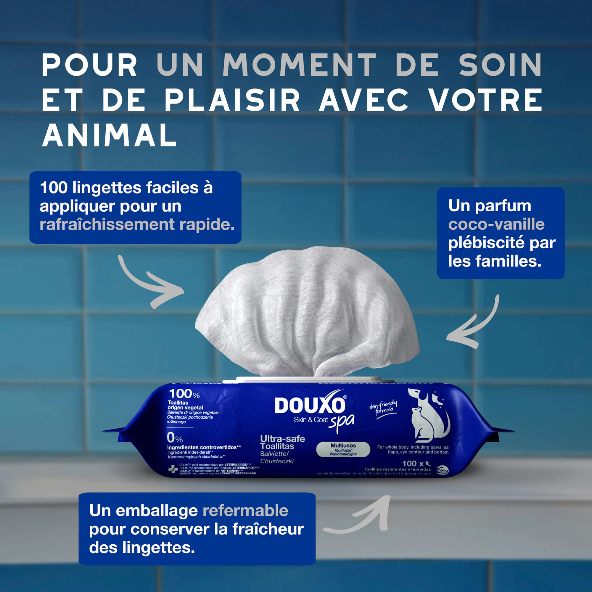 Douxo Spa - Lingettes Nettoyantes