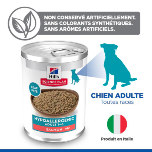 Hill's Science Plan Hypoallergenic - Adult - Saumon - Boîte