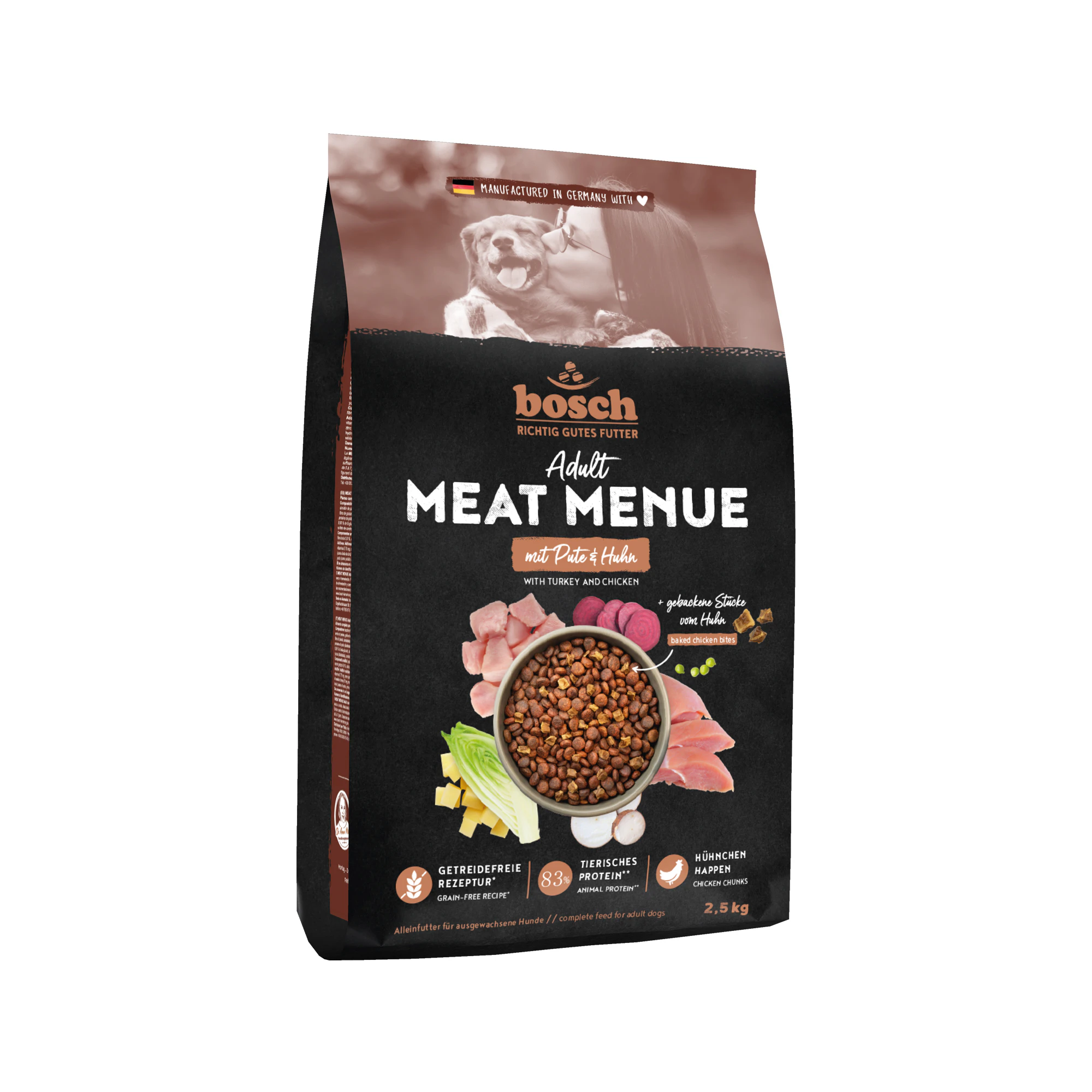Bosch Meat Menue Adult Hundefoder - Kalkun & Kylling
