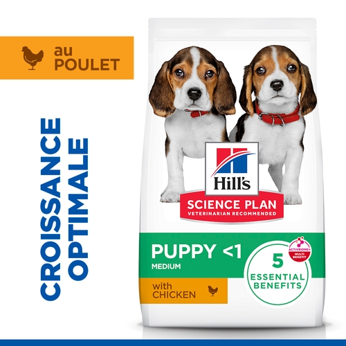Hill's Science Plan - Puppy - Medium - Poulet