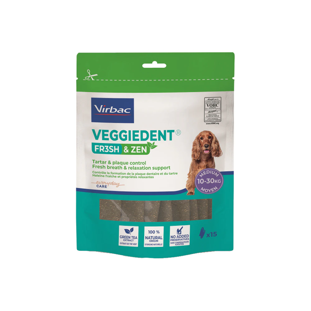 VeggieDent FR3SH Zen Kauwstrips - M