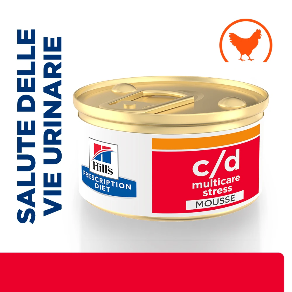 Hill's c/d Multicare Stress - Prescription Diet - Gatto - Mousse
