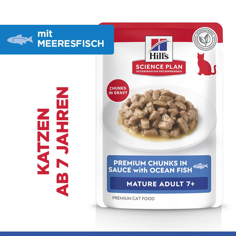 Hill's Science Plan Mature Adult - Meeresfrüchte - Mahlzeit Beutel