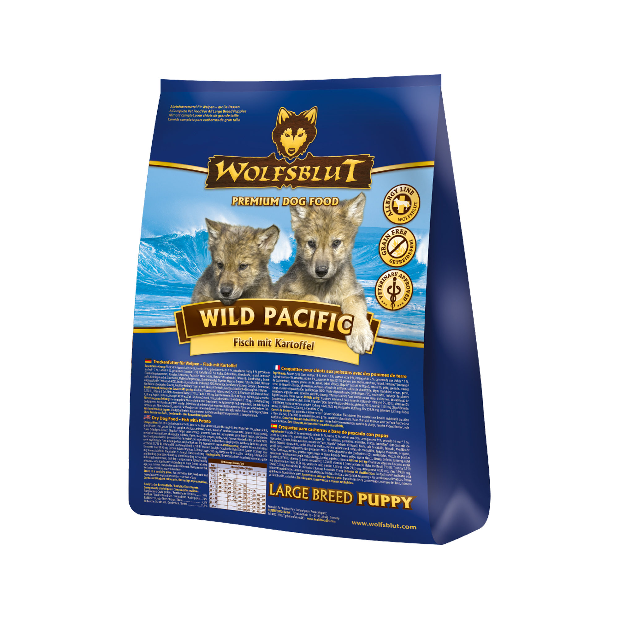 Wolfsblut Wild Pacific Puppy Large Breed Hundefutter