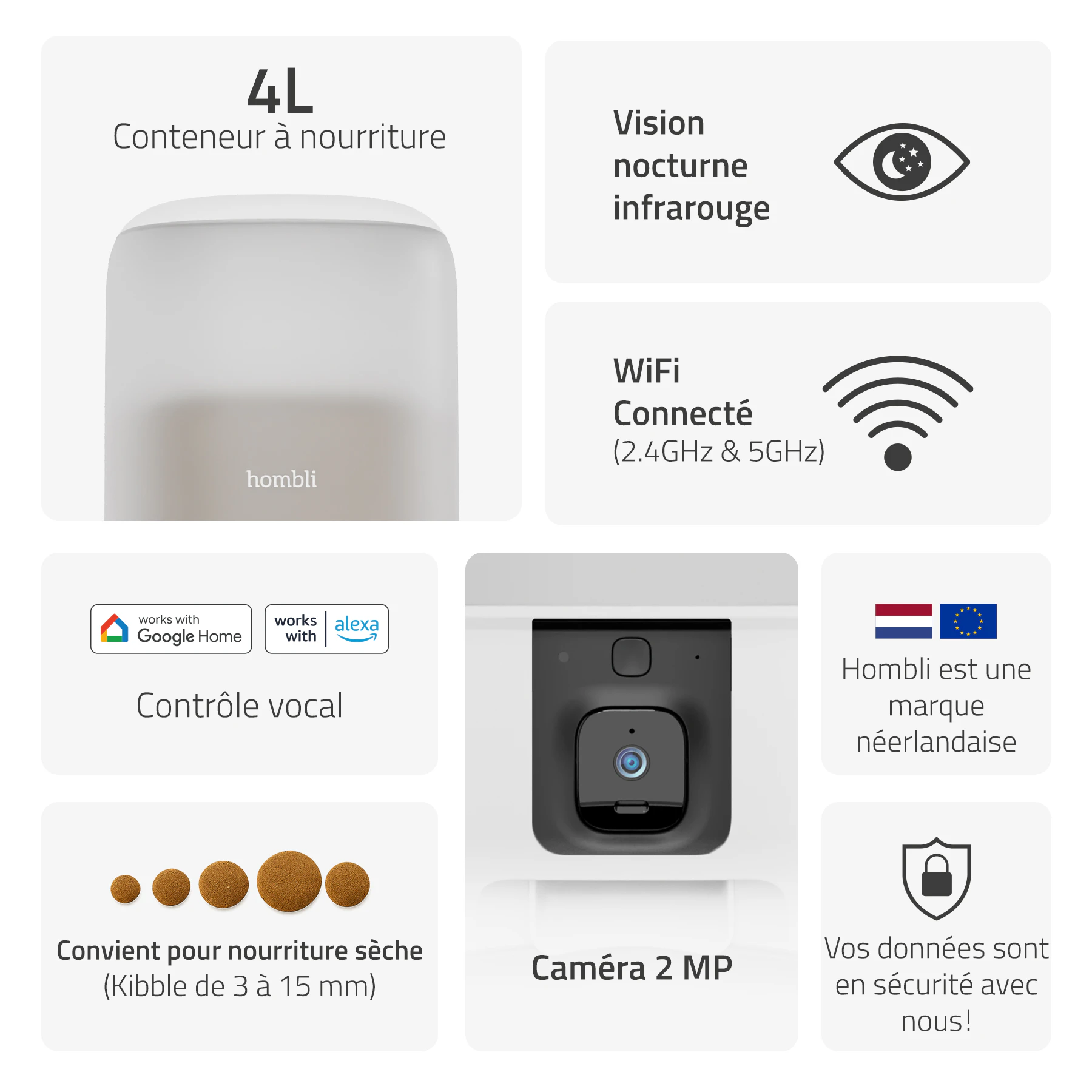 Hombli Smart Distributeur de nourriture