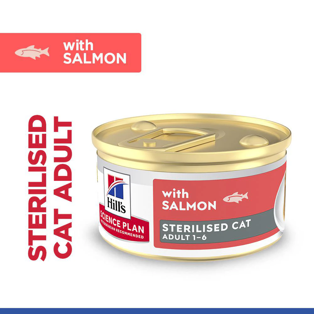 Hill's Science Plan Feline Sterilised Adult Premium Mousse - Salmon