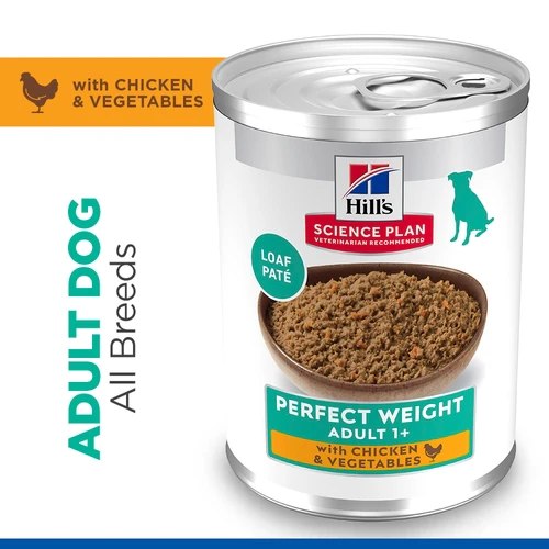Hill's Science Plan Perfect Weight - Adult - Chicken & Vegetables - Tin