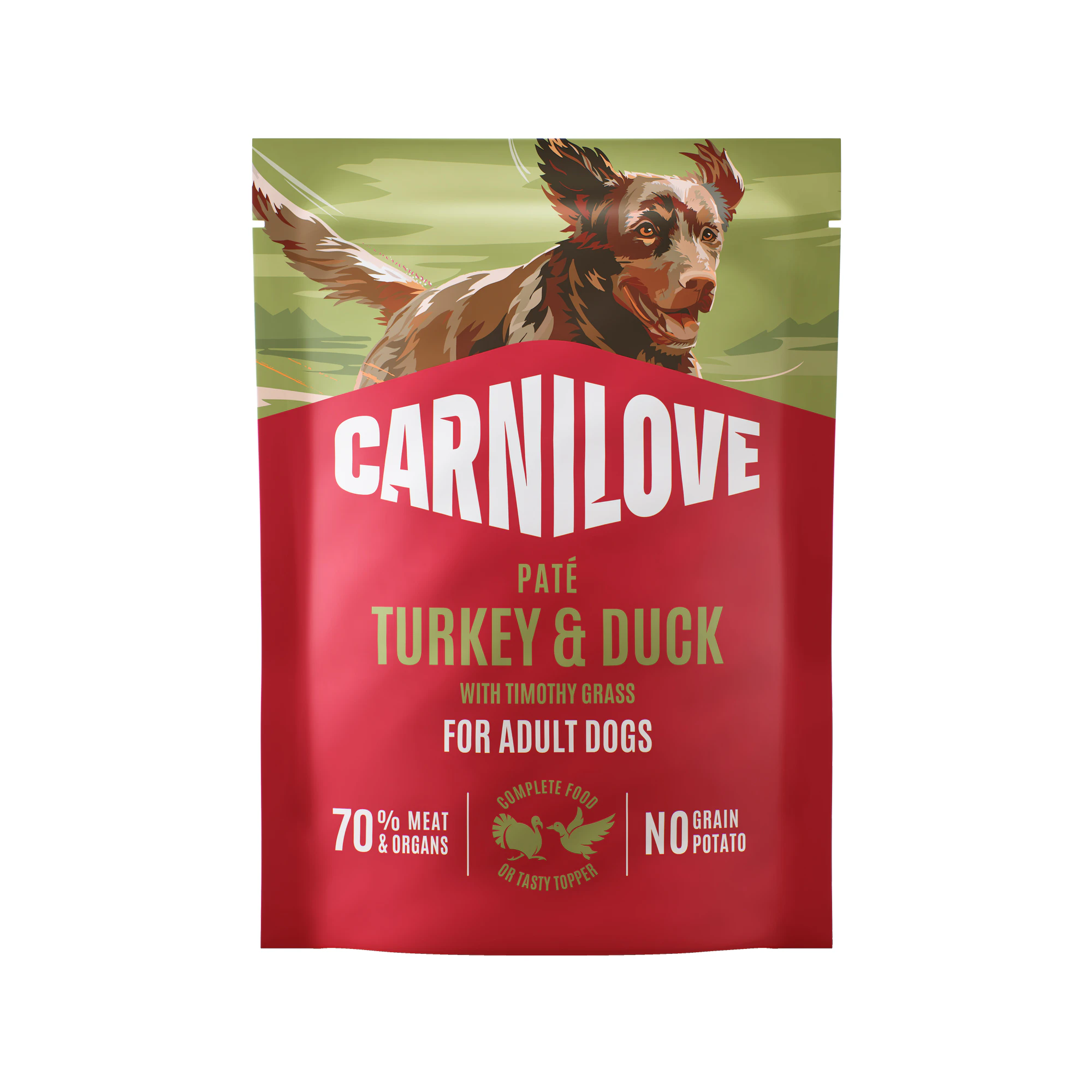 Carnilove Pouch Paté - Pute & Ente mit Timotheegras - 12 x 300 g