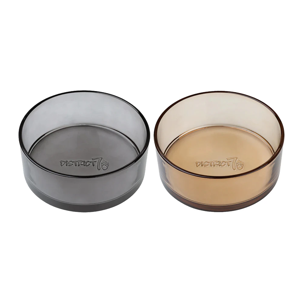 District 70 DAWN Glass Futtertrog - Hund