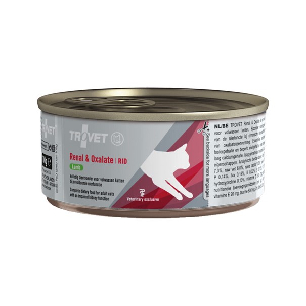 Trovet Renal & Oxalate Rid (Lamb) Katze - 6 X 200 G