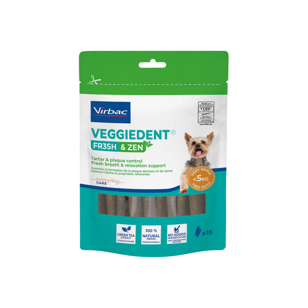 VeggieDent FR3SH Zen Kauwstrips - XS