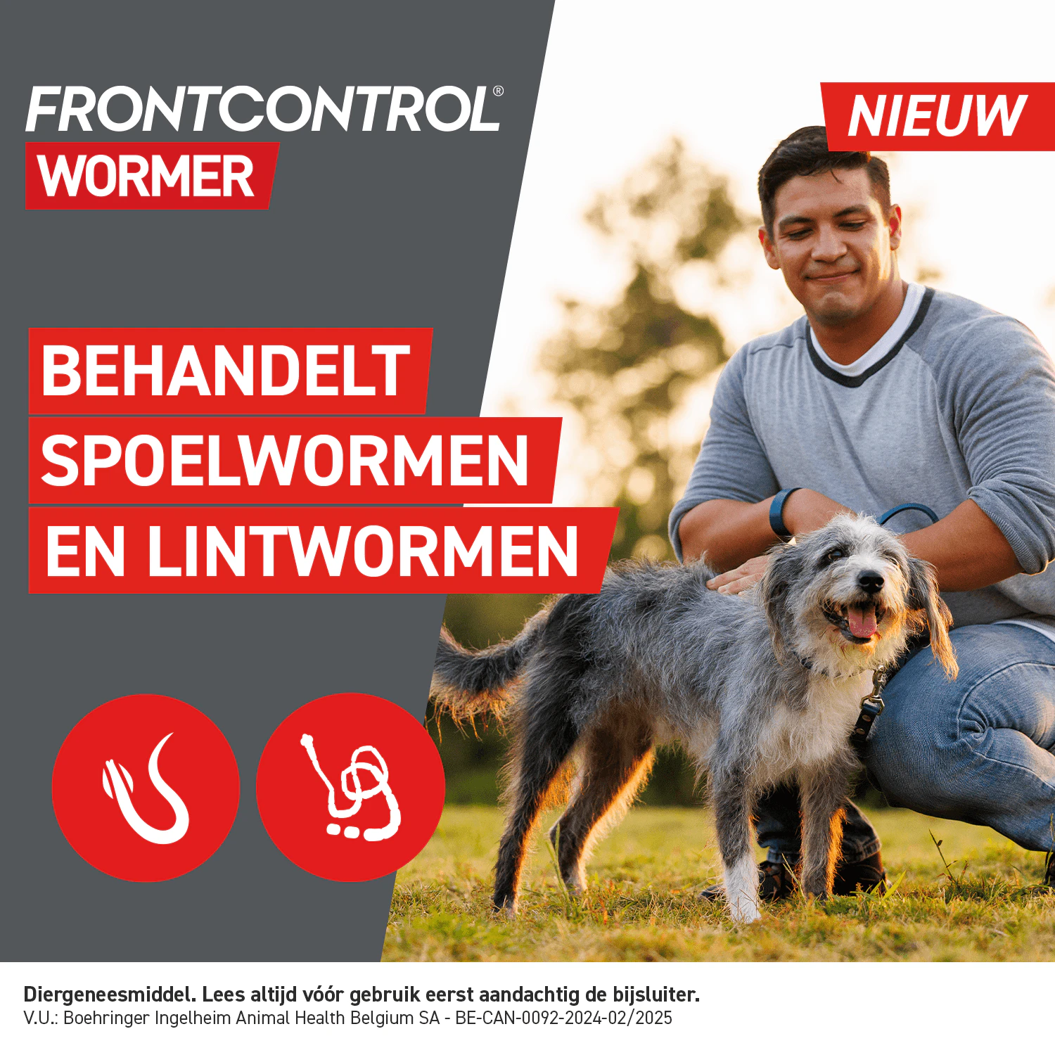 Frontcontrol Wormer Hond