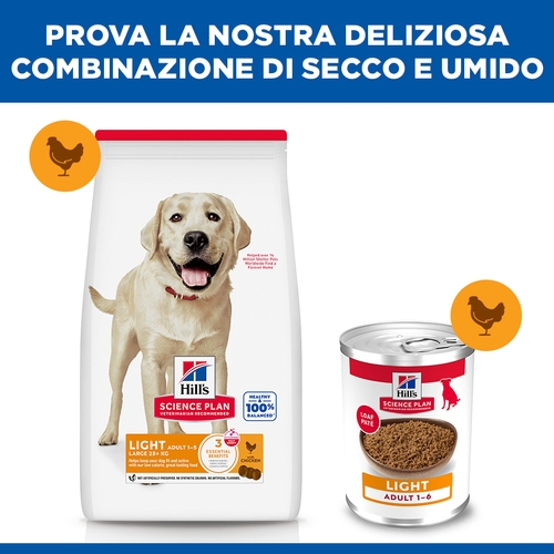 Hill's Science Plan - Large Breed - Adult - Light - Pollo