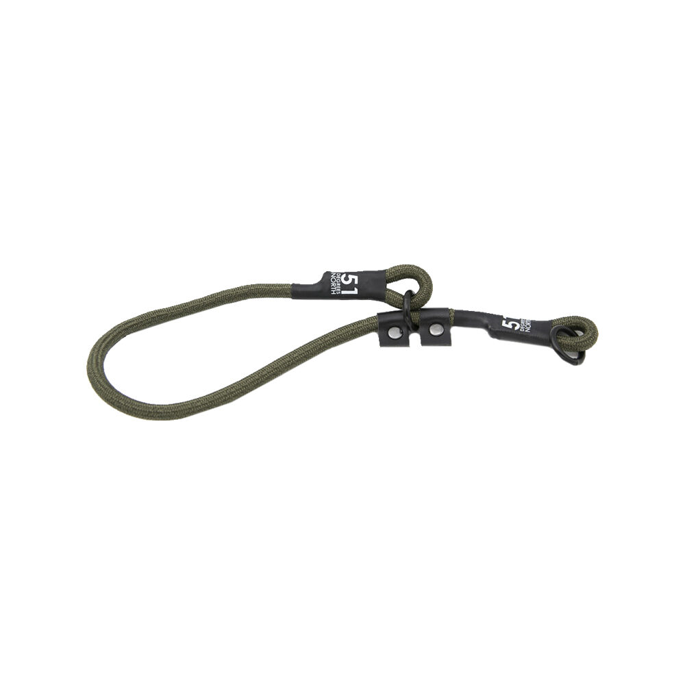 51 Degrees North - Wanderful - Collar - Rope - Khaki - 40-50 cm x 12 mm