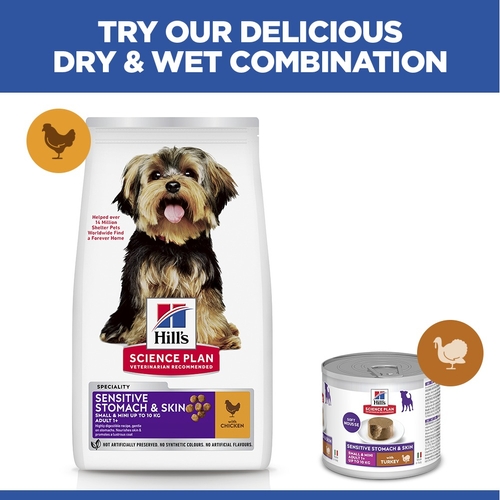 Hill's Science Plan Small & Mini - Sensitive Stomach & Skin Adult - Chicken
