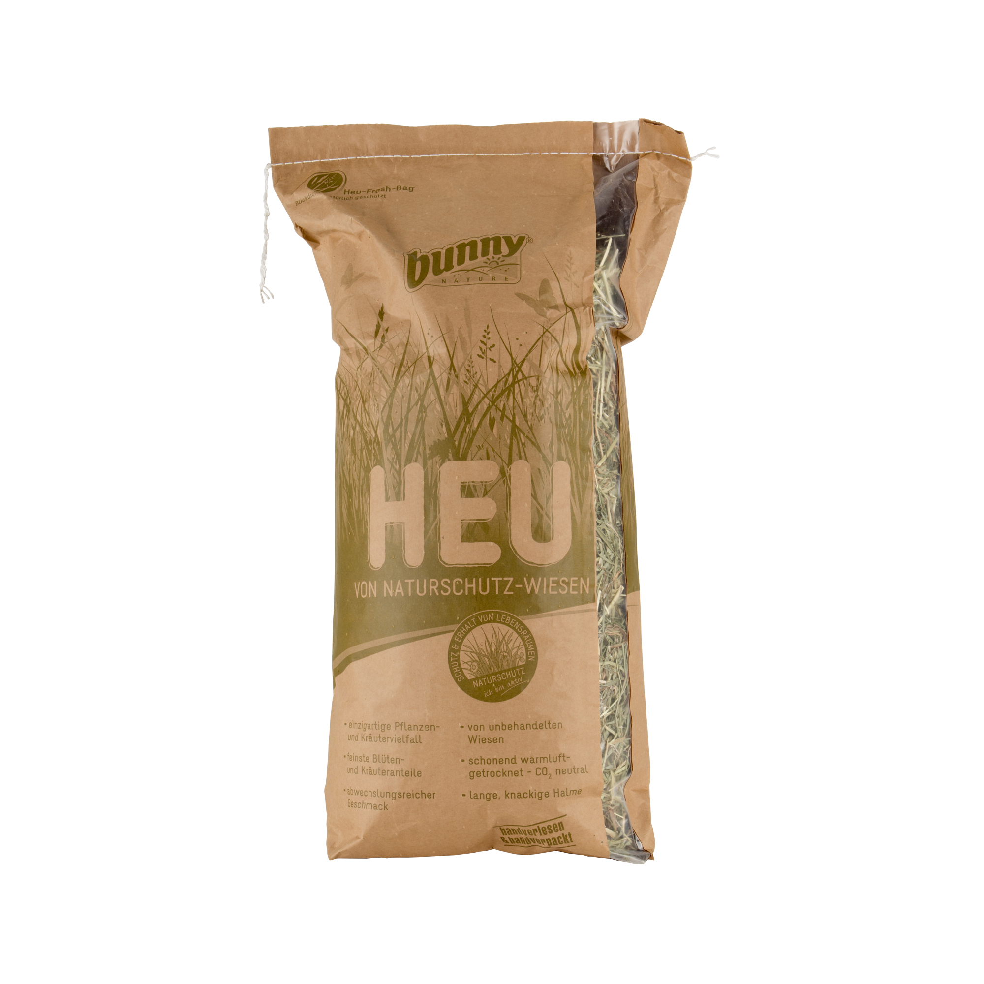 Bunny Nature Heu von Naturschutz-Wiesen - 600 g