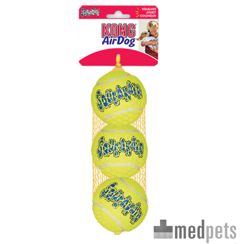 KONG AirDog Squeakair Ball - 5 cm (S) - 3 stuks