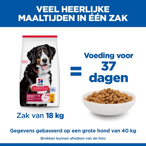 Hill's Science Plan - Large Breed - Adult - Kip