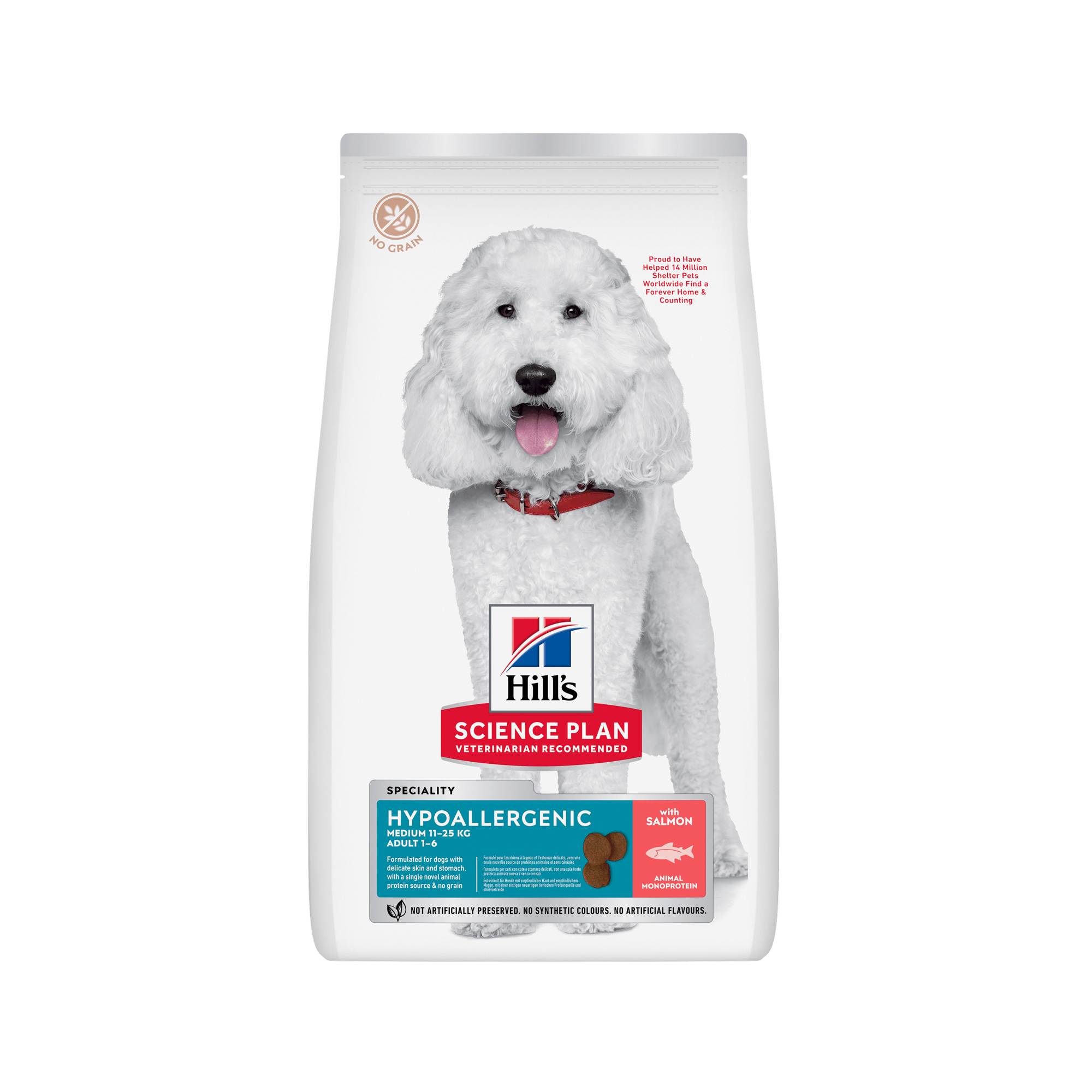 Hill's Science Plan Hypoallergenes Hundefutter Medium Lachs - 2,5 kg