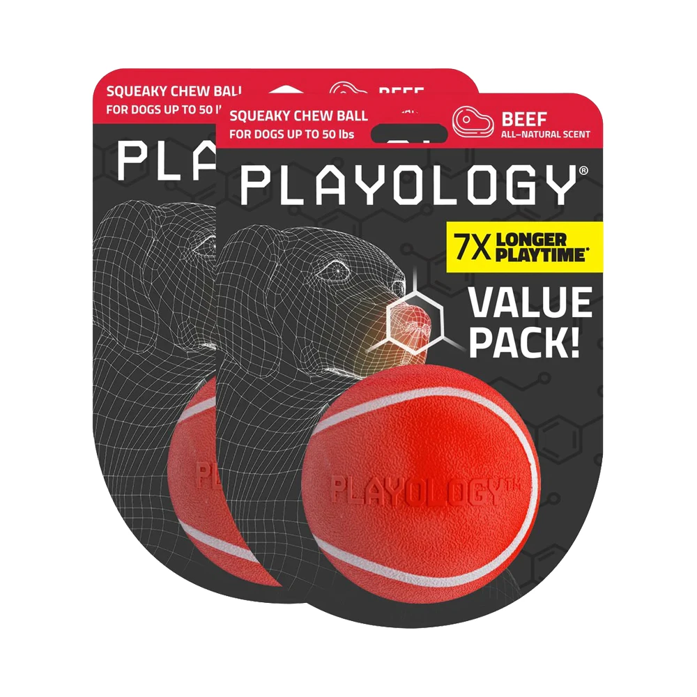 Playology Squeaky Chew Ball