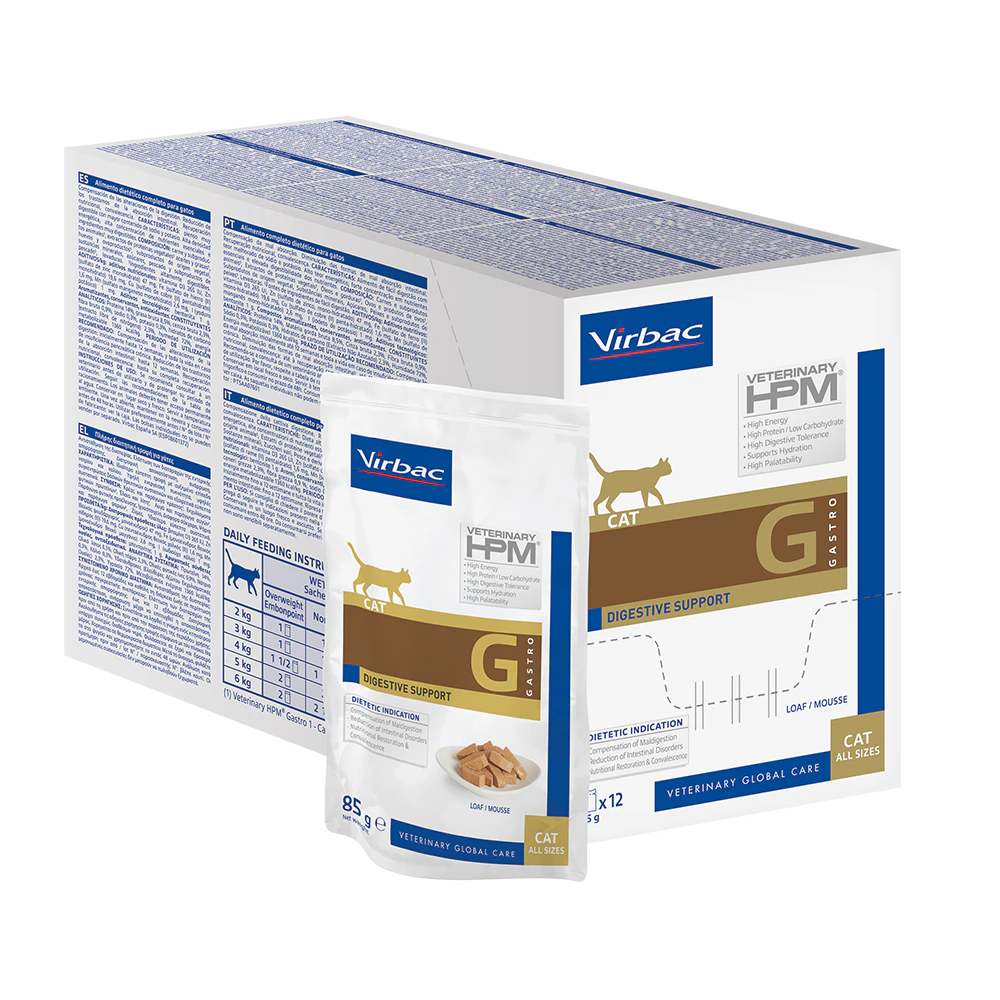 Veterinary HPM Cat Digestive Support - Mahlzeitsäckchen