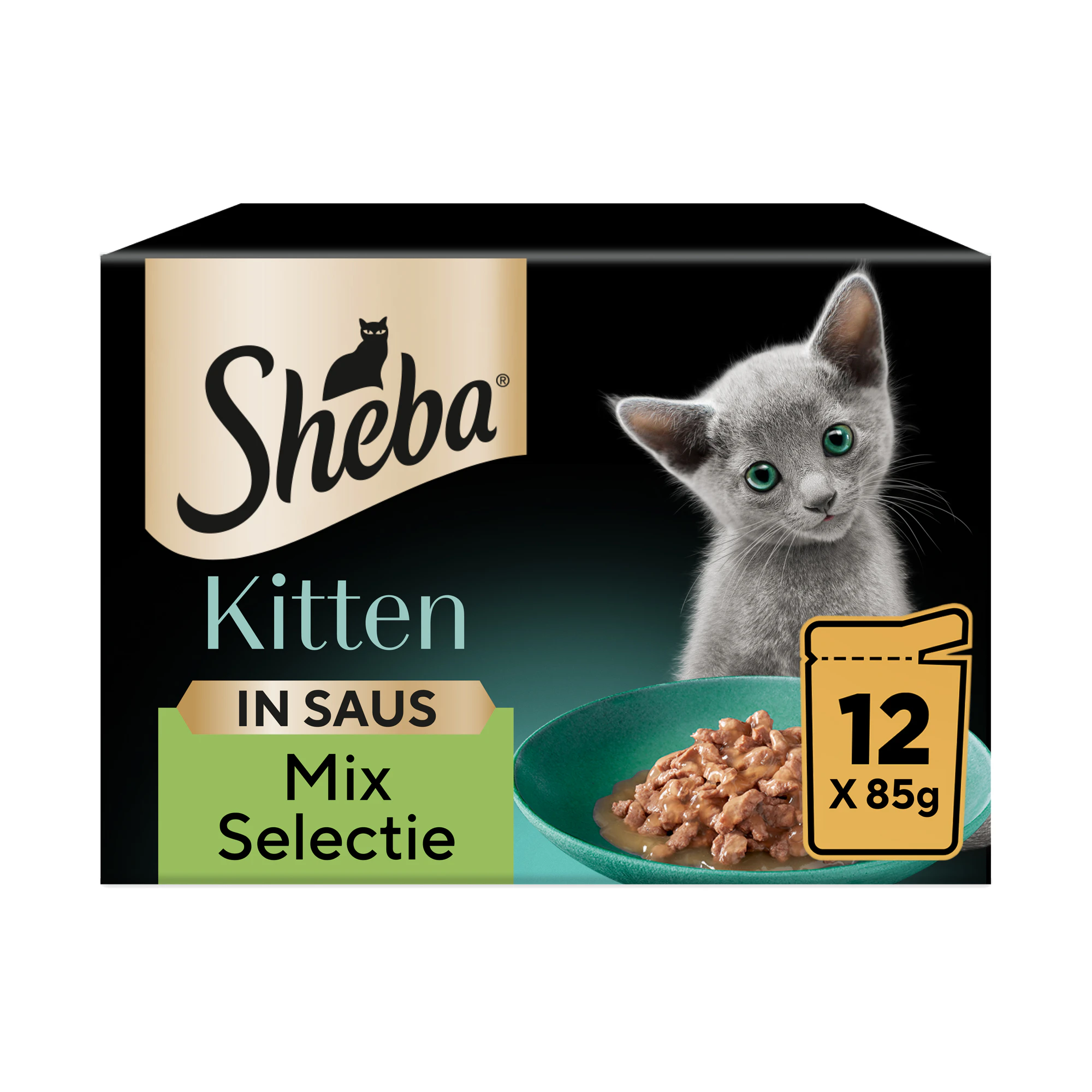 Sheba Kitten Mix Selection i Sauce