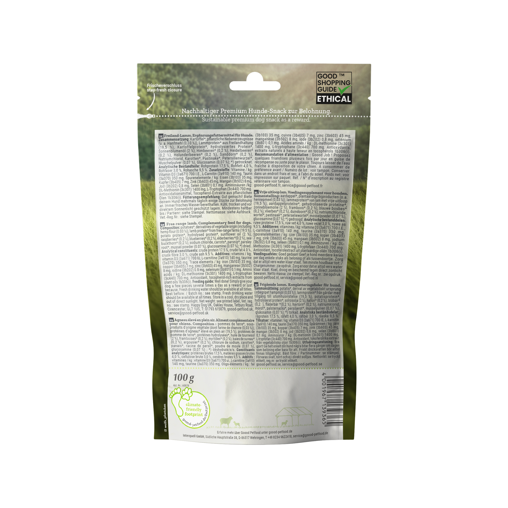 Goood Adult Soft Snack - Free Range Lamb