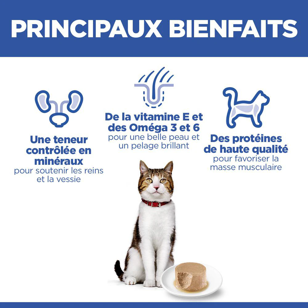 Hill's Science Plan Feline Mature Adult Premium Mousse - Poulet