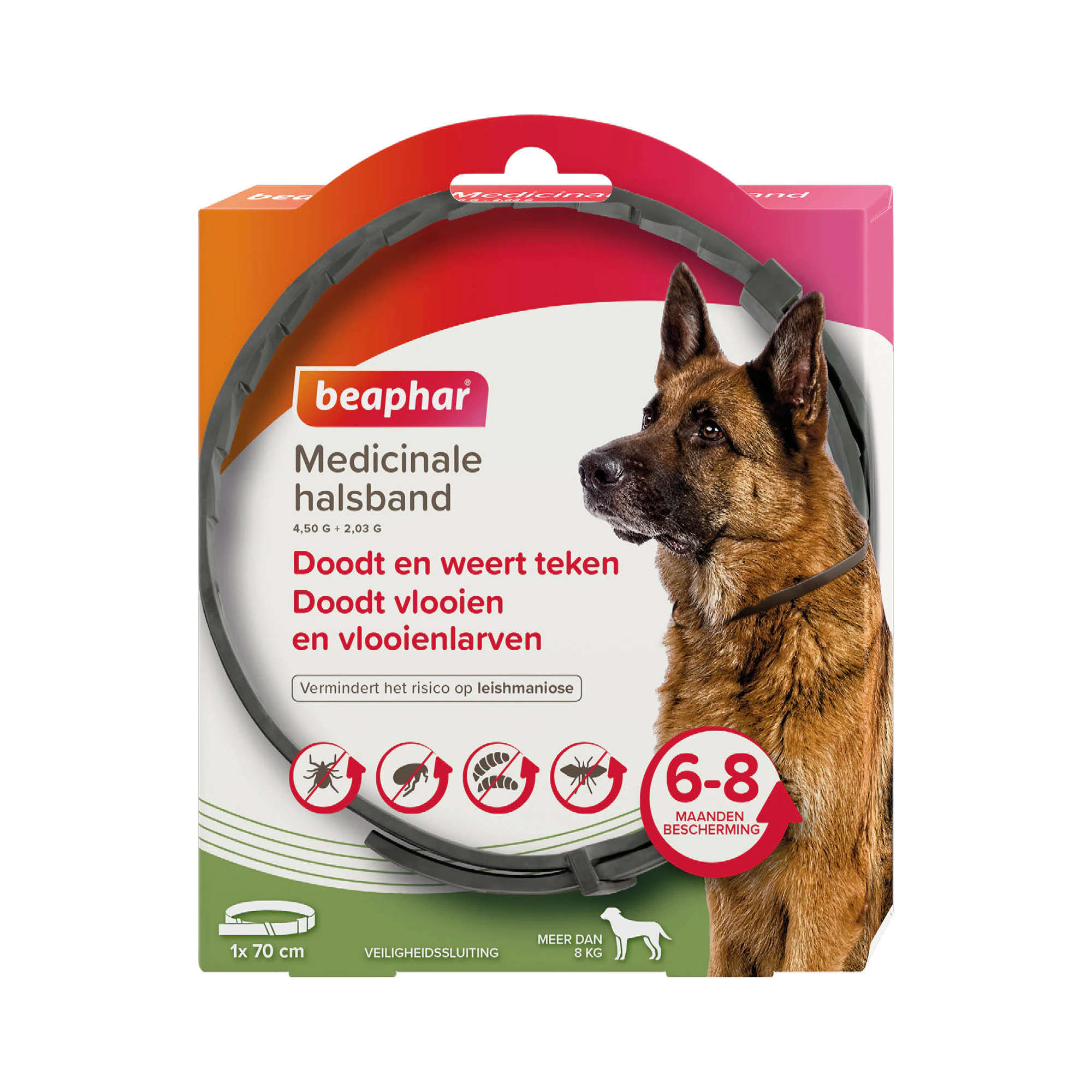 Beaphar Medicinale Halsband Hond tot 8 kg - 1 stuk