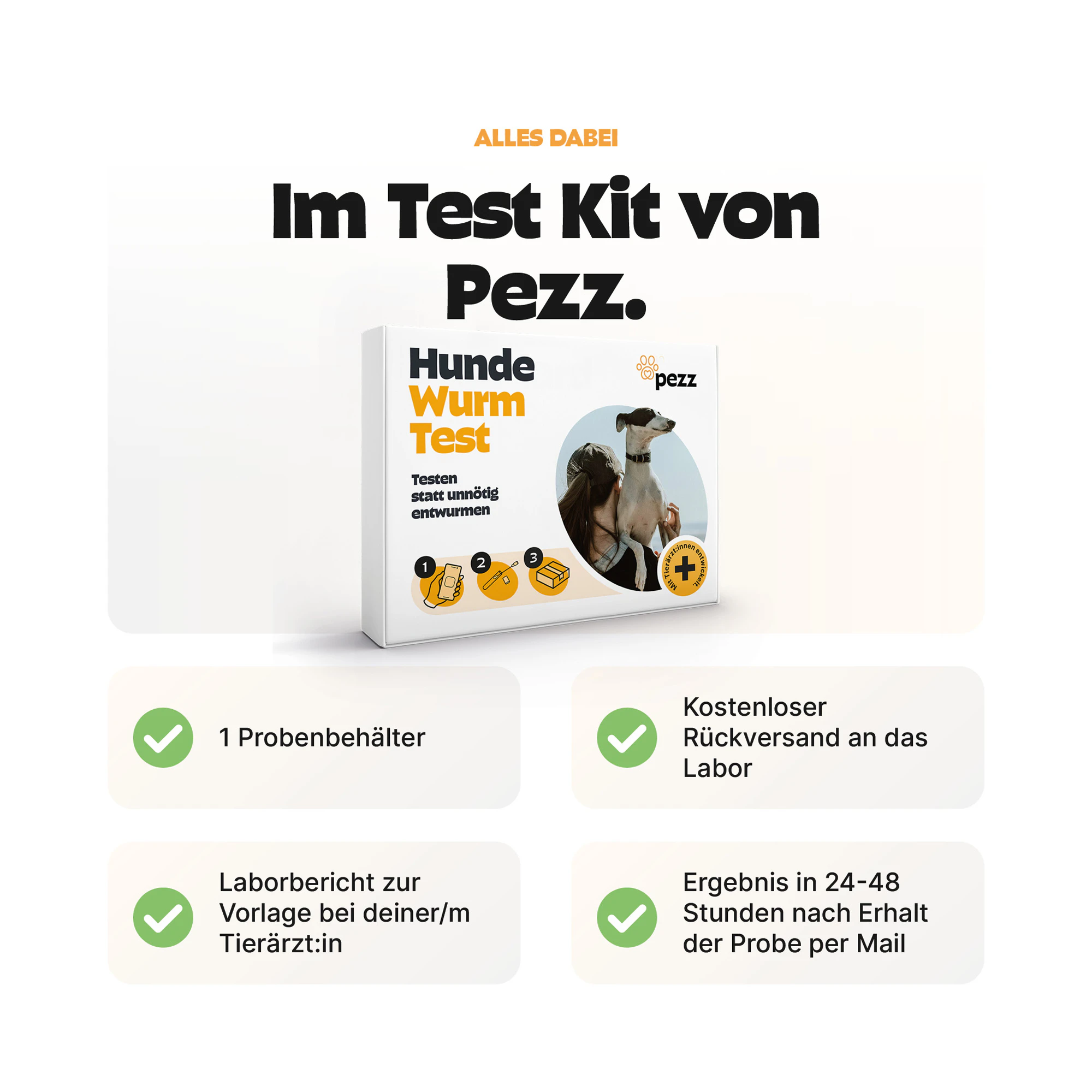 Pezz Standard Wurmtest Hund