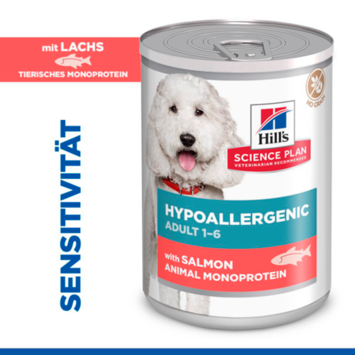 Hill's Science Plan Hypoallergenic Adult Hundefutter Lachs – Dose