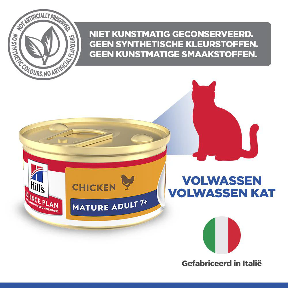 Hill's Science Plan Feline Mature Adult Premium Mousse - Kip