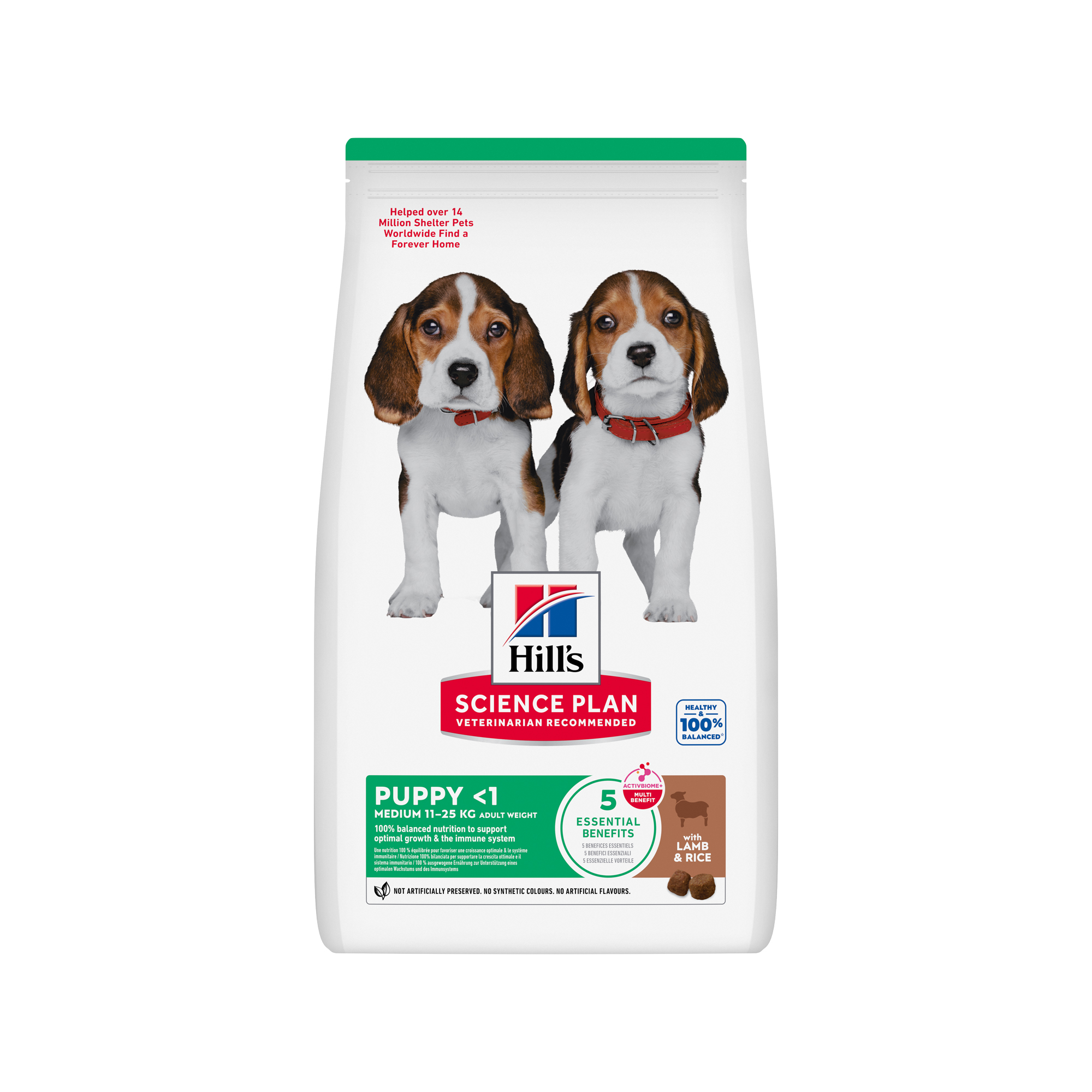 Hill's Science Plan - Puppy - Medium - Lam & Rijst