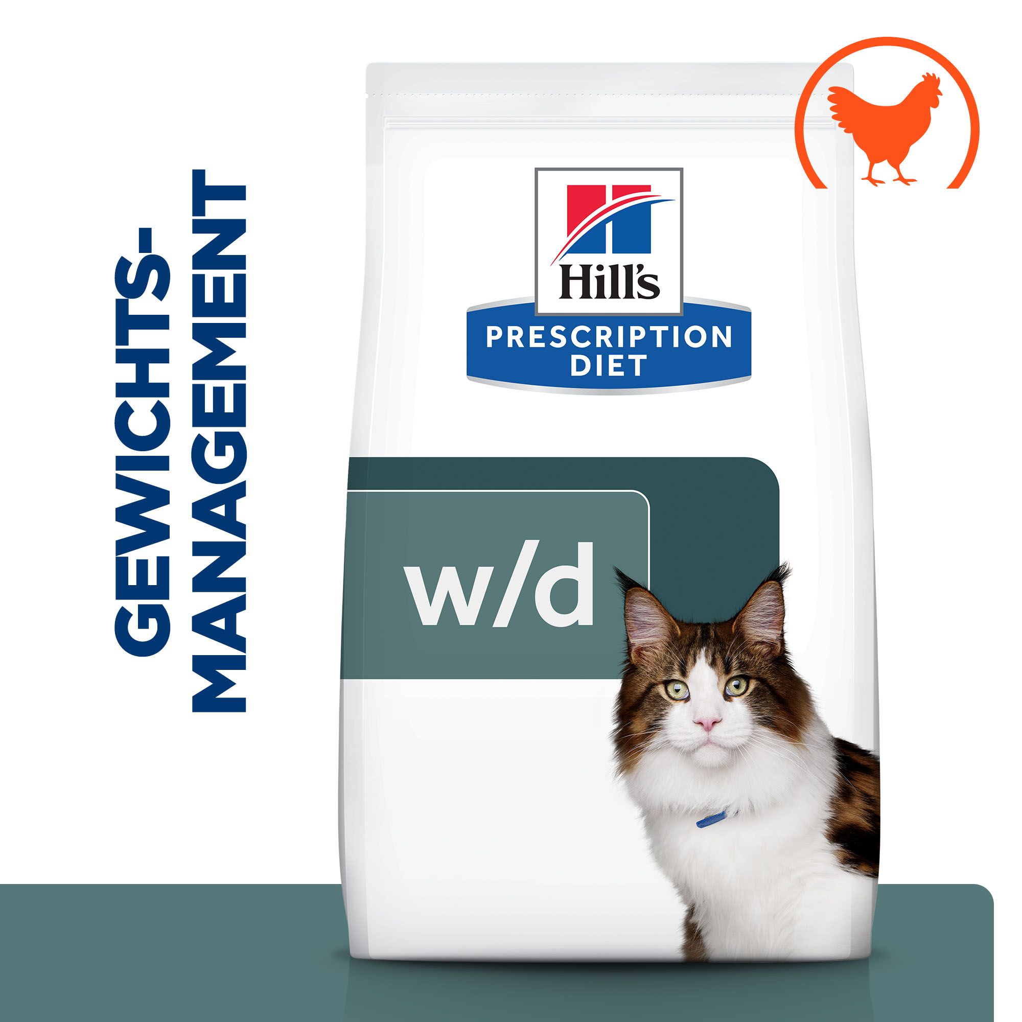 Hill's w/d Low Fat/Diabetes/Colitis - Prescription Diet - Feline