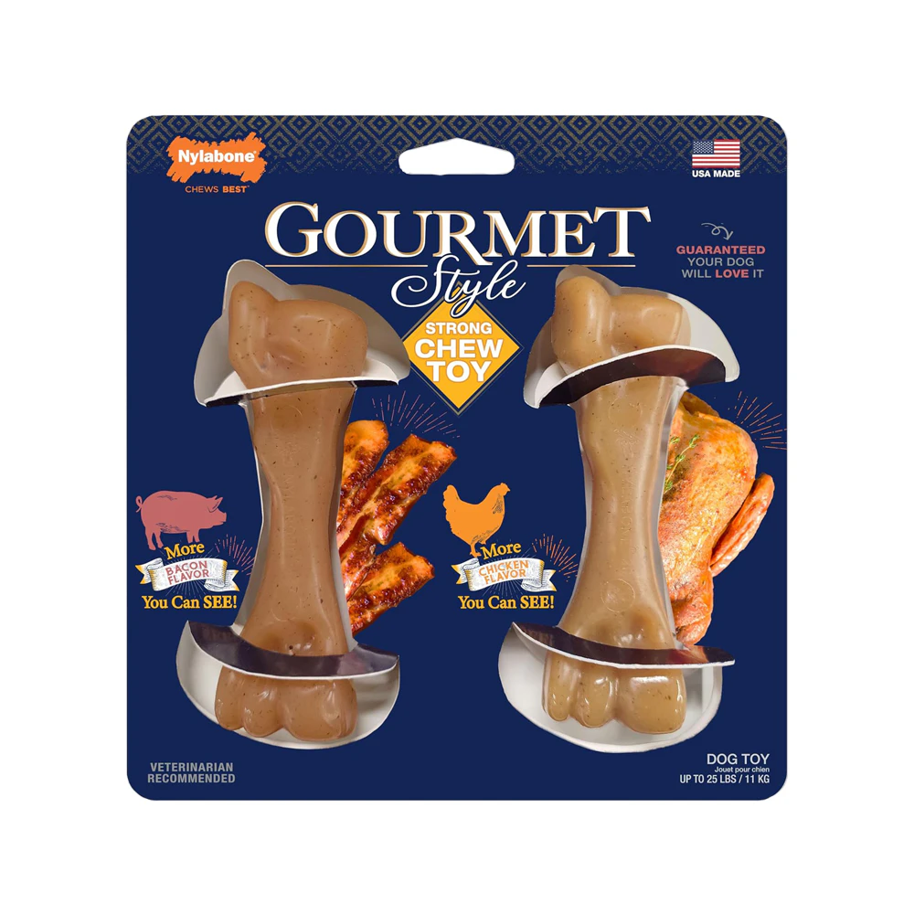 Nylabone Gourmet Strong Chew Chicken & Bacon
