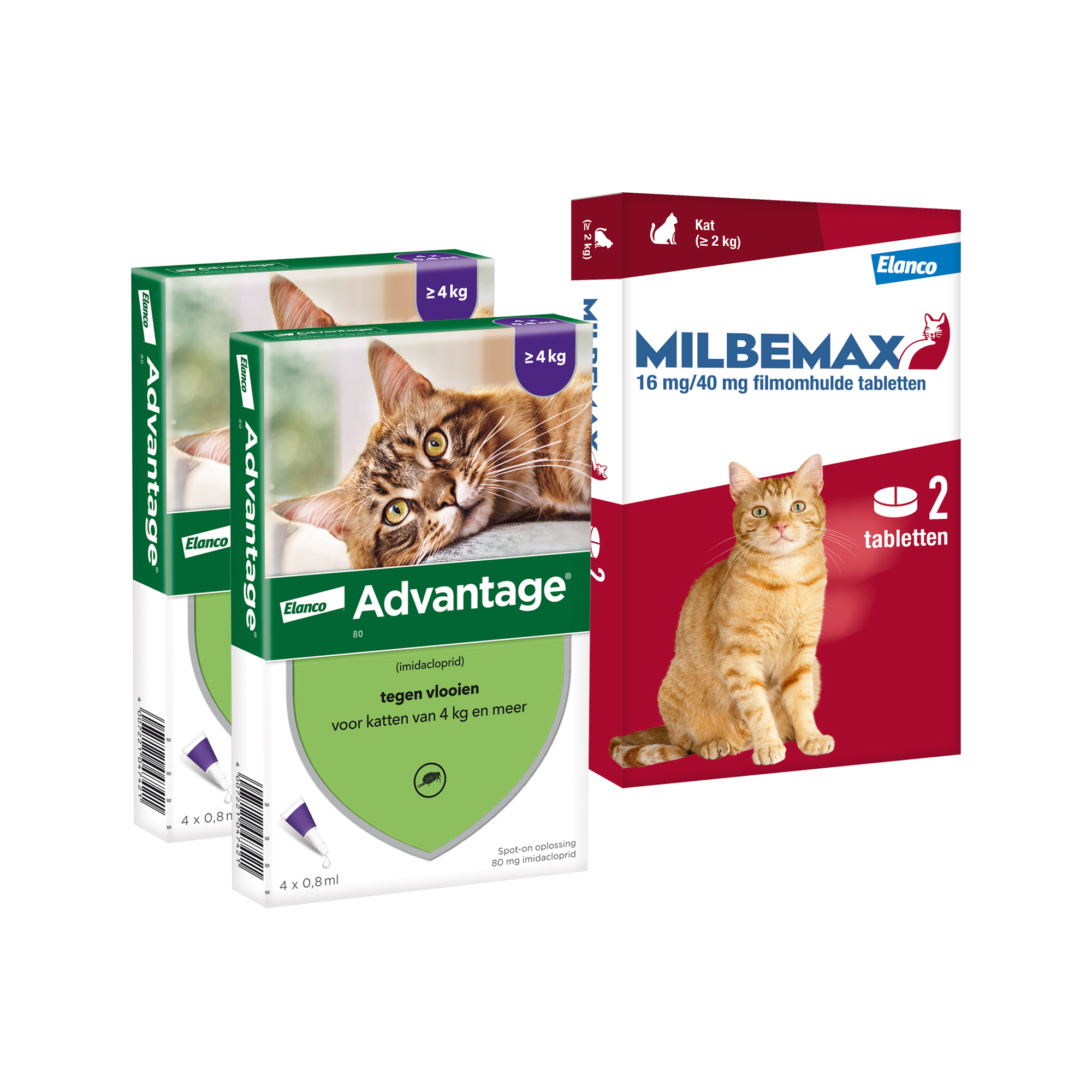 Elanco Preventiepakket Binnenkat 4 - 8 kg