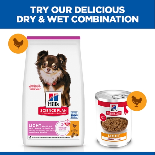 Hill's Science Plan Small & Mini - Adult - Light - Chicken