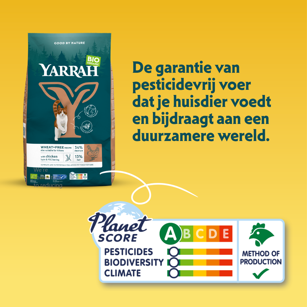 Yarrah - Droogvoer Kat Graanvrij Bio