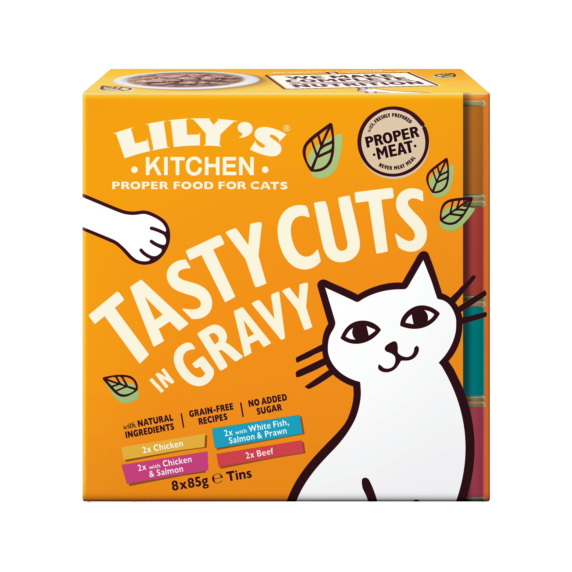 Lily’s Kitchen Cat Tasty Cuts Nourriture pour Chats - Multipack