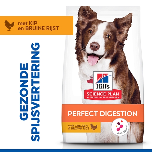 Hill's Science Plan Adult Perfect Digestion Medium Hondenvoer