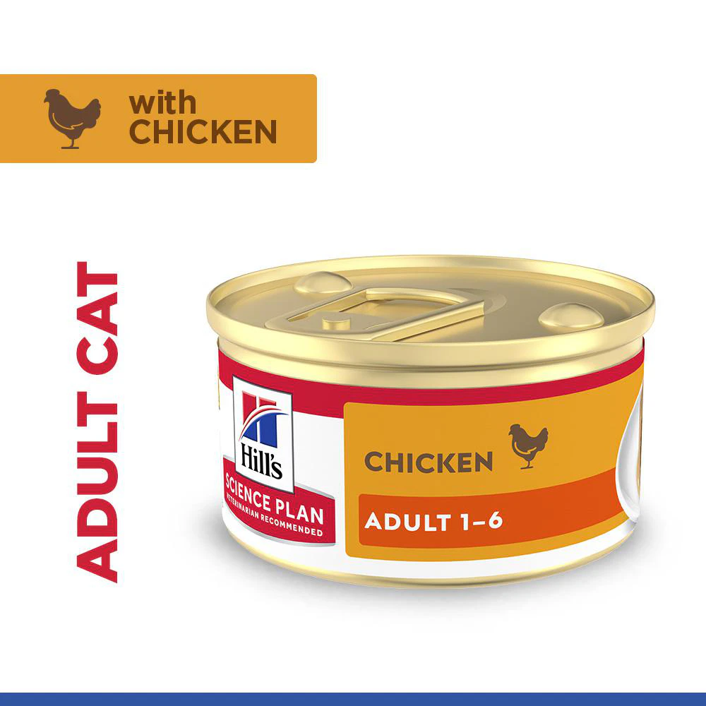 Hill's Science Plan Feline Adult Premium Mousse - Chicken
