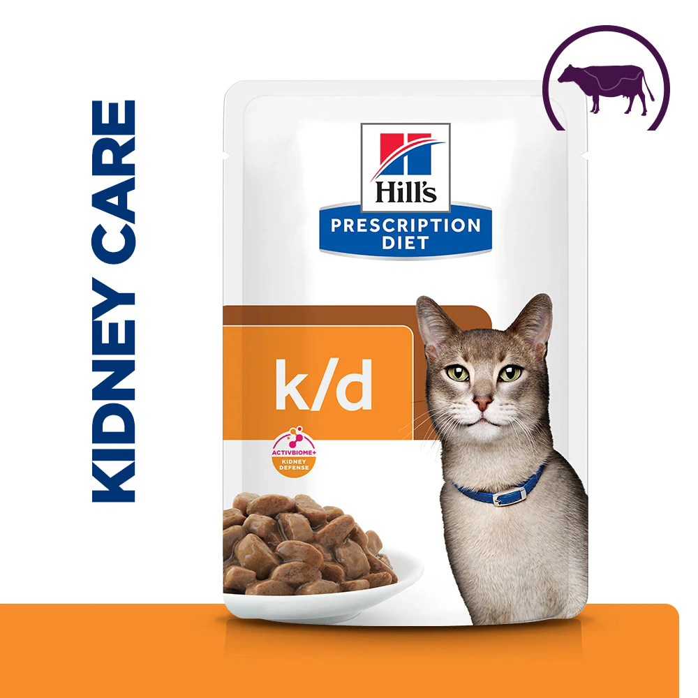 Hill's k/d Kidney Care - Prescription Diet - Feline - Meal Pouch